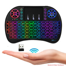 US Mini i8 Wireless Keyboard 2.4G with Touchpad for PC Android Desktop PC TV Box picture