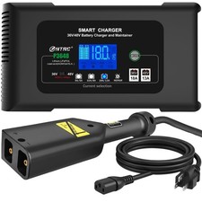 18A 36V Golf Cart Battery Charger for EZGO TXT D Style Plug 36V-18A 48V-13A picture
