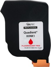 Made in USA IXINK1 Fluorescent Red Ink Cartridge for iX-1 Postage Meters picture