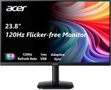Acer KB242Y - 23.8 Inch IPS Zero-Frame Full HD (1920 X 1080) Monitor | Tilt | up picture