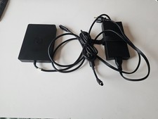 Dell WD15 4K Docking Station K17A  w/ OEM 130w AC + VGA/DP/HDMI Cables set picture