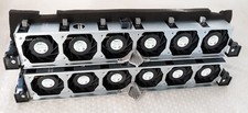 Pair of Nidec Ultraflo 6pc Set Cooling Fan 12VDC V60E12BS1CD3-07T02 w/ Chassis picture