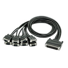 Compact 8 Port DB78Pin to DB9Pin PCIe Serial Cable for RealTime picture