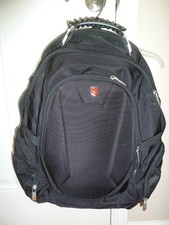 SWISS RUIGOR SABOR SERIES Laptop Backpack~Black~Multi-Pockets/Compartments~~EUC picture