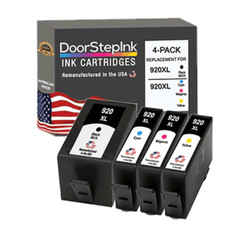 DoorStepInk Compatible Ink Cartridges For HP 920XL Black MICR 920XL CMY 4 PK-USA picture