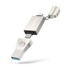 Flash Drive 3 in 1 External Drive USB 3.1 Memory Backup Stick 256GB High Speed picture