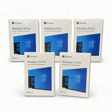 5-Pack Microsoft Windows 10 Pro Retail USB Installation Key New Sealed picture
