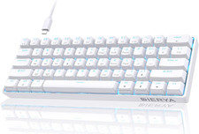 DIERYA 60% Mechanical Keyboard, Dk61Se Wired Gaming Keyboard with Red Switches, picture