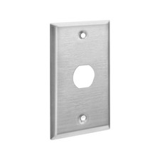 20 Pack of 1-Port Single Gang Stainless Steel Wallplate with Water Seal picture