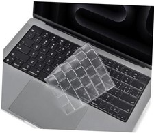 Premium Keyboard Cover Ultra Thin Protector Skin MacBook Pro 14/16 Inch Clear picture