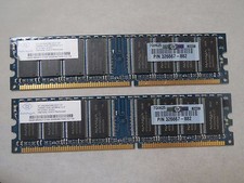 LOT OF 2 NANYA PC3200U-30331 HP P/N 326667-882 MEMORY RAM picture