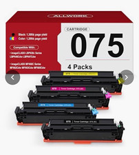 ALLWORK 075 Compatible KCMY 4-Pack Laser Toner for Canon LBP640C MF660C picture
