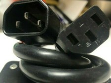 Volex 36 inch 3 Prong 16 AWG IEC Power Extension Cord 13A/250V 386A New  picture