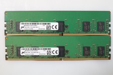 Lot 2x 8GB (16GB) Micron MTA9ASF1G72PZ-2G3B1II PC4-2400T RDIMM Server Memory picture