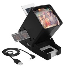 SV3 35mm Slide Film Viewer 3X Magnification LEDLighted USB Or Battery picture