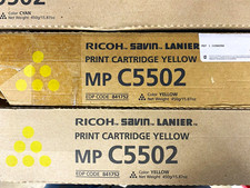 Ricoh Genuine MP C5502 Laser Toner Cartridge Cyan, Yellow, Red, Black picture