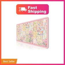 iCasso Desk Mat Pink Flowers 35.4x15.7 picture