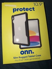 Onn Slim Rugged Tablet Case for iPad 10th Generation 2022 (10.9