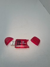 NEW CLEAR RED USB SD MEMORY CARD READER MADE BY DREAM GEAR  (NO SD CARD )#B36 picture