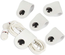 Genuine Leather Cord Organizer,Cord Keeper,Cable Organizer USB Holder,Cable Mana picture