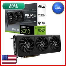 ASUS Prime GeForce RTX 5060 8GB GDDR7 OC Edition Gaming Graphics Card picture
