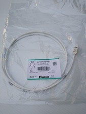 LOT OF 2 PANDUIT UTP CAT6 RISER WHITE PLUG JACK UJRWH6WHNP/N 6 FEET picture