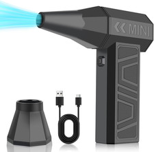 X3 Cordless Air Duster 130,000RPM High-Speed Mini Blower, 4-Gear Adjustable Pow picture