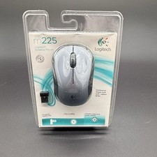 Logitech M225 Wireless Mouse Gray Nano Receiver New Sealed Vintage 2011 picture