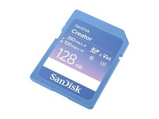 SanDisk Creator Memory Flash Card Secure Digital (SD) 128GB SDSDXEP-128G-GNCIS picture