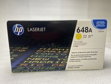 Genuine HP 648A Yellow CP4025 CP4525 Toner Cartridge CE262A SEALED picture