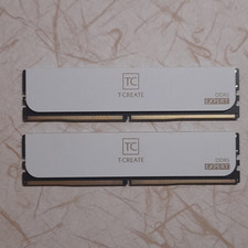Team Group T-CREATE EXPERT 32GB (2 x 16GB) PC RAM DDR5 6000 (PC5 48000) ~ WHITE picture