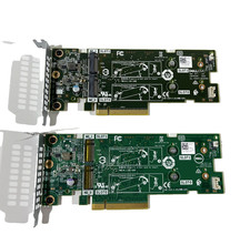 LOT OF 2 Dell Boss Card M.2 2x SSD PCIe Low Profile 61F54, 72WKY picture
