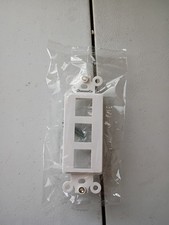 ChaosssCo Quickport Decora Insert With Nut, White (3 Port 20 Pack) picture