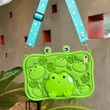 Frog Kids Shockproof Case Holder For iPad 10th 9 8 7 mini 6 5 4 3 Air 1 2 Pro 11 picture