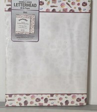 Computer Printer Paper  Cupcakes Donuts White DIY New 50ct Letterhead picture