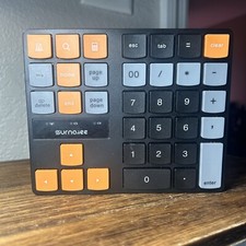 Wireless Numeric Keypad 2.4G Rechargeable 35-Keys for Data Input — Model NK606 picture
