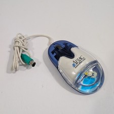 Vintage Aqua Mouse Floating Duck Mascot PS/2 Wired Model AM-930-P picture