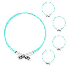 Lebrudos 5Pcs 0.5 Meter Fiber Optic Patch Cord LC UPC to LC UPC, Duplex Multi... picture