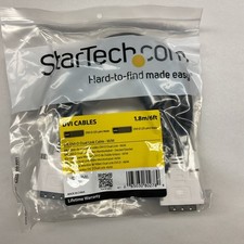 LOT OF 10 NEW StarTech.com DVI-D Dual Link Cable - M/M - DVI Cable - 1.8m/6 ft picture