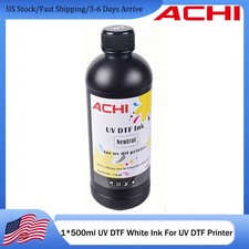 ACHI 500ml DTF White Ink /UV DTF White Ink/Vainish For Epson Printer Ink Supply picture