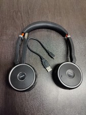 Jabra Evolve 75 Wireless Bluetooth Stereo Headset W Charging Cord HSC040W picture
