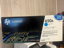 HP LaserJet 650A CE271A (Cyan) Toner Cartridge open box - sealed bag picture