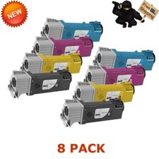 8PACK 106R01452-5 Toner CMYK for Xerox Phaser 6128/6128N MFP NEW US STOCK picture