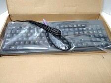 Vintage Chicony Black PS/2 Keyboard English KB-2961 picture
