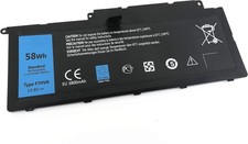 F7HVR 14.8V 58Wh New Laptop Battery for Dell Inspiron 15 7537 Insprion 17 7737 picture