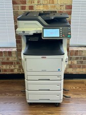 OKI ES8473MFP COLOR LASER MFP + Toner, Drums & Fuser Bundle, EXCELLENT CONDITION picture
