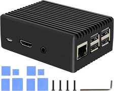 for Raspberry Pi 3 B+ Case, Aluminum Alloy Heavy Duty Passive Cooling picture