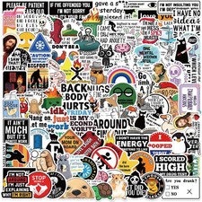 100 PCS Funny Stickers for Adults Snarky Meme Prank Meme Dirty Hilarious Sticker picture