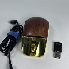 EXOvault Luxury Computer Mouse Gold Complete with Dongle  picture