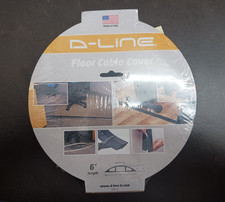 NEW D-Line 6 Foot Floor Cable Cover CC-1 2 3/8” Gray 1626-2 picture